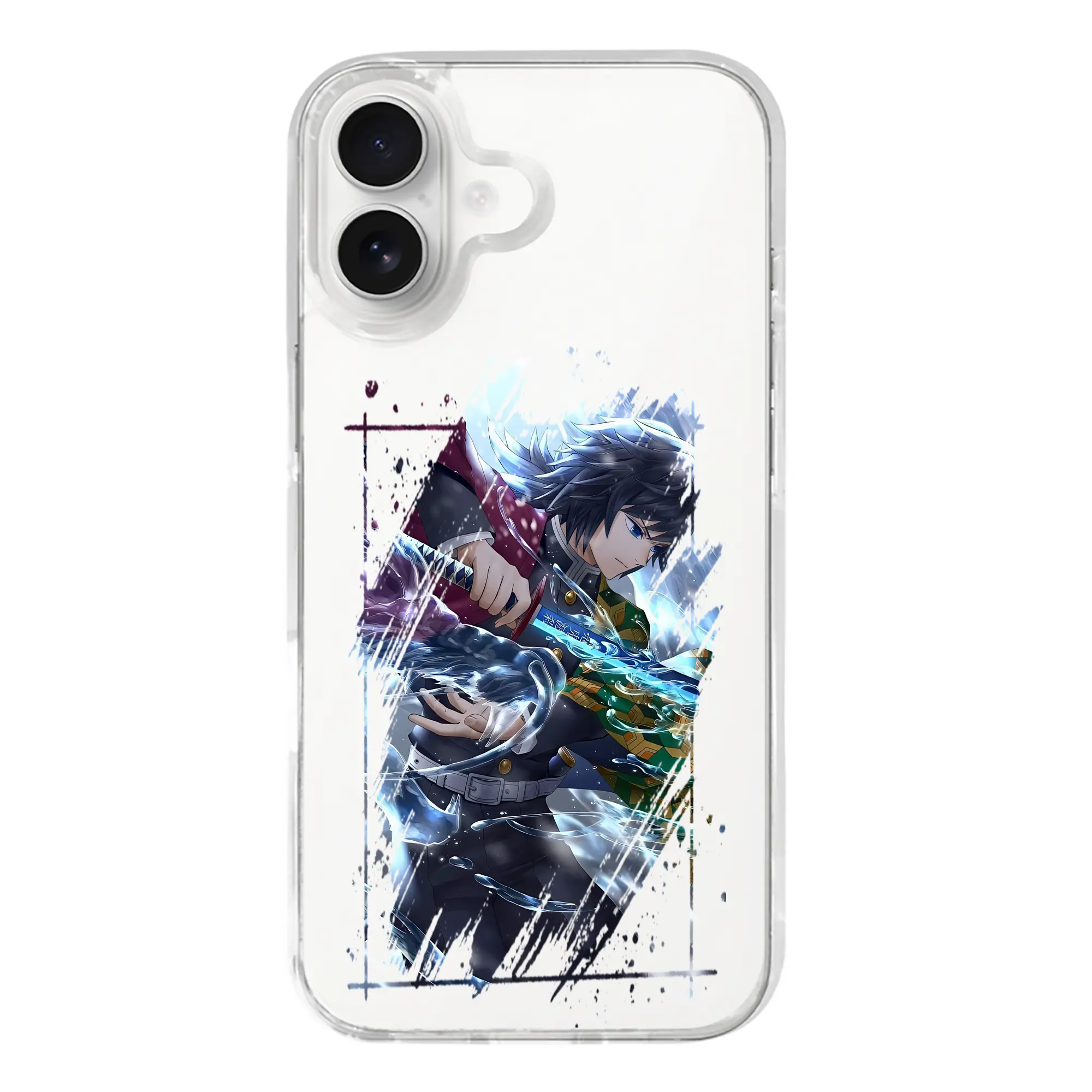 鬼滅の刃 グッズ,冨岡 義勇 - iPhone 17シリーズ 透明スマホケース – 薄型・耐衝撃・精密フィット保護カバー